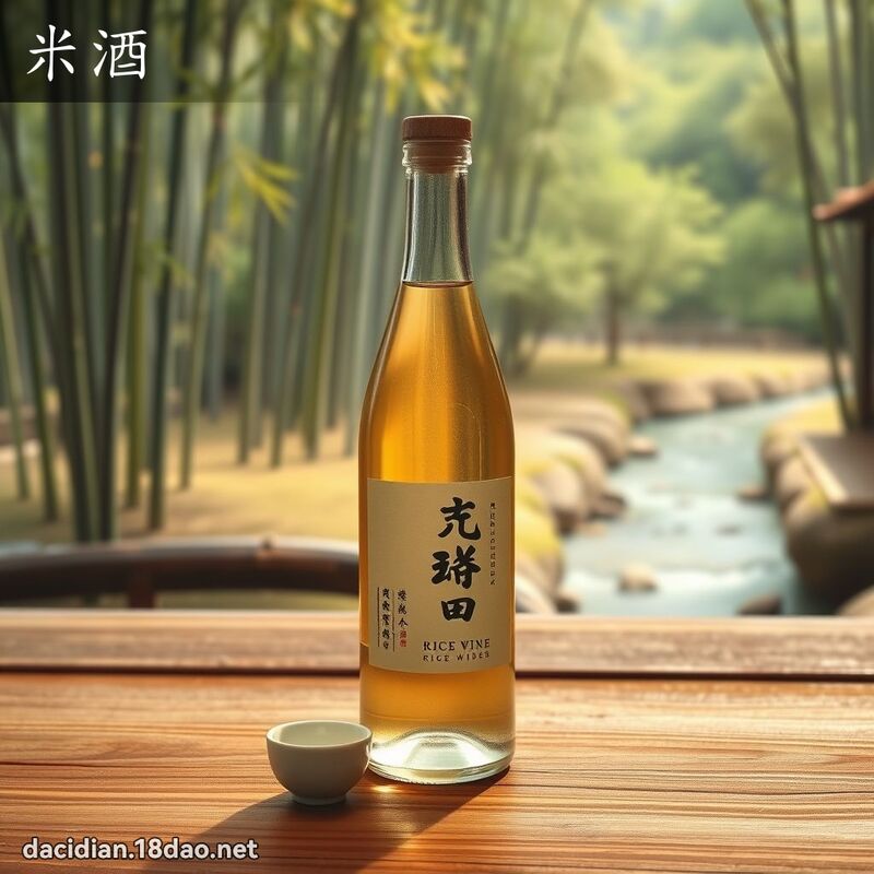 米酒 - 国语大辞典配图