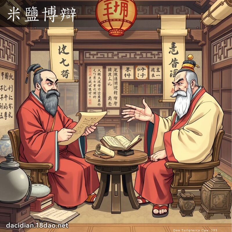 米鹽博辯 - 國語大辭典配圖