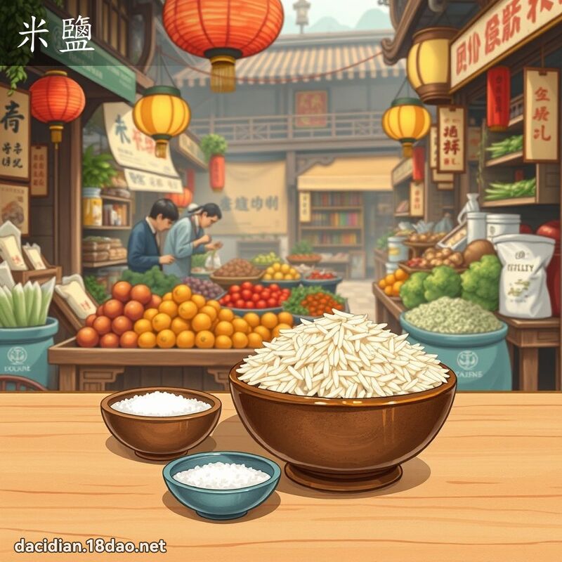 米盐 - 国语大辞典配图
