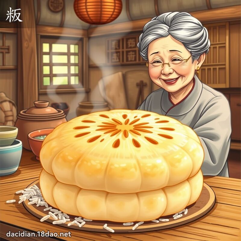 粄 - 國語大辭典配圖