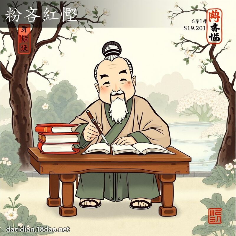粉吝红慳 - 国语大辞典配图