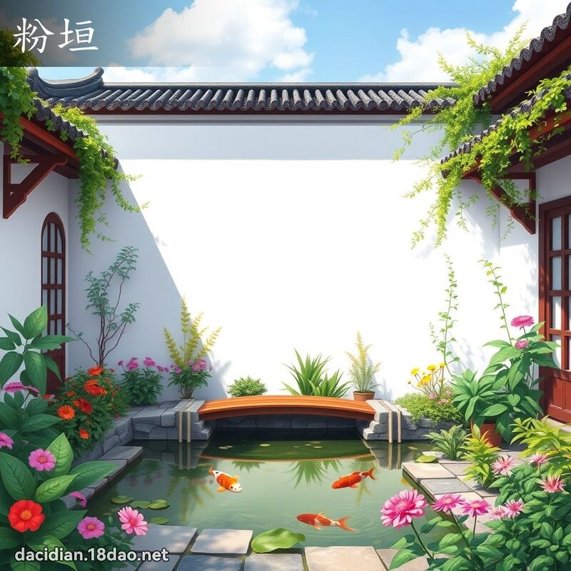 粉垣 - 国语大辞典配图