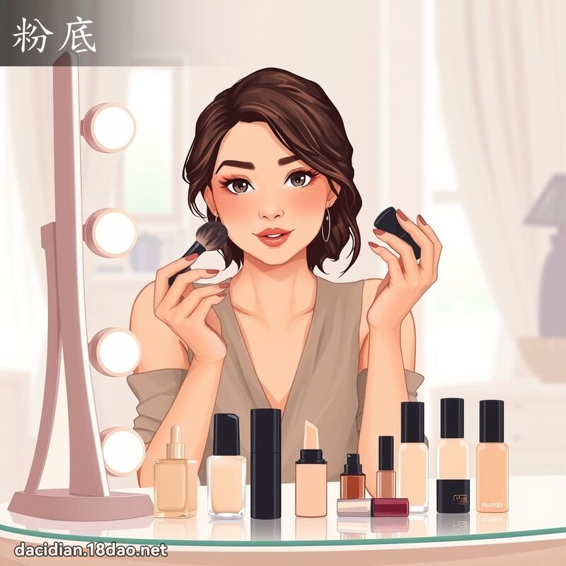 粉底 - 國語大辭典配圖