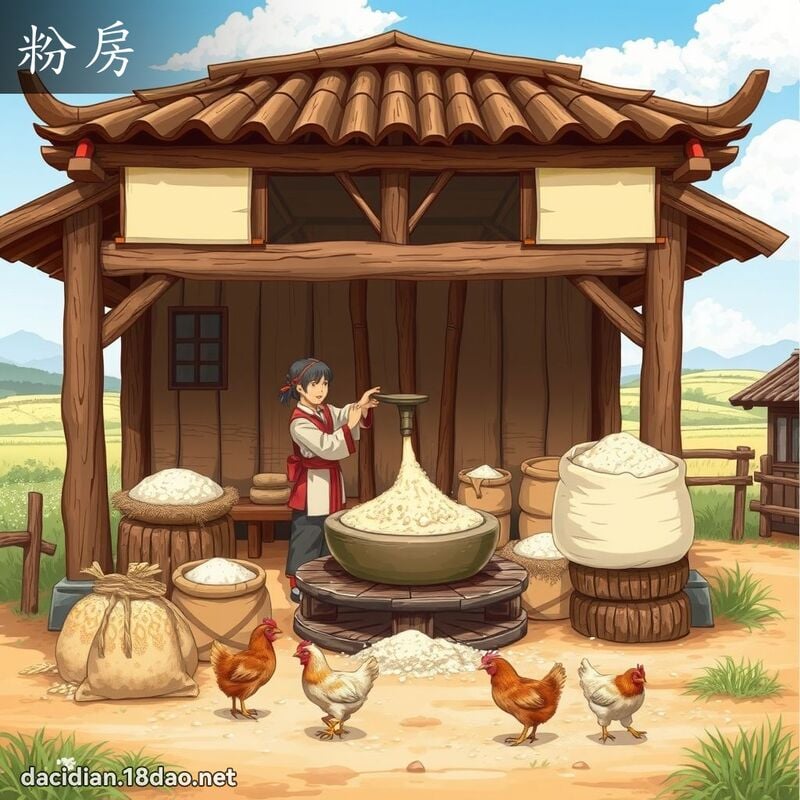 粉房 - 國語大辭典配圖