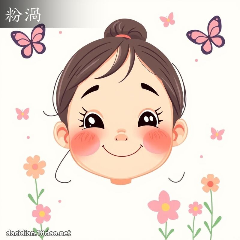 粉渦 - 國語大辭典配圖