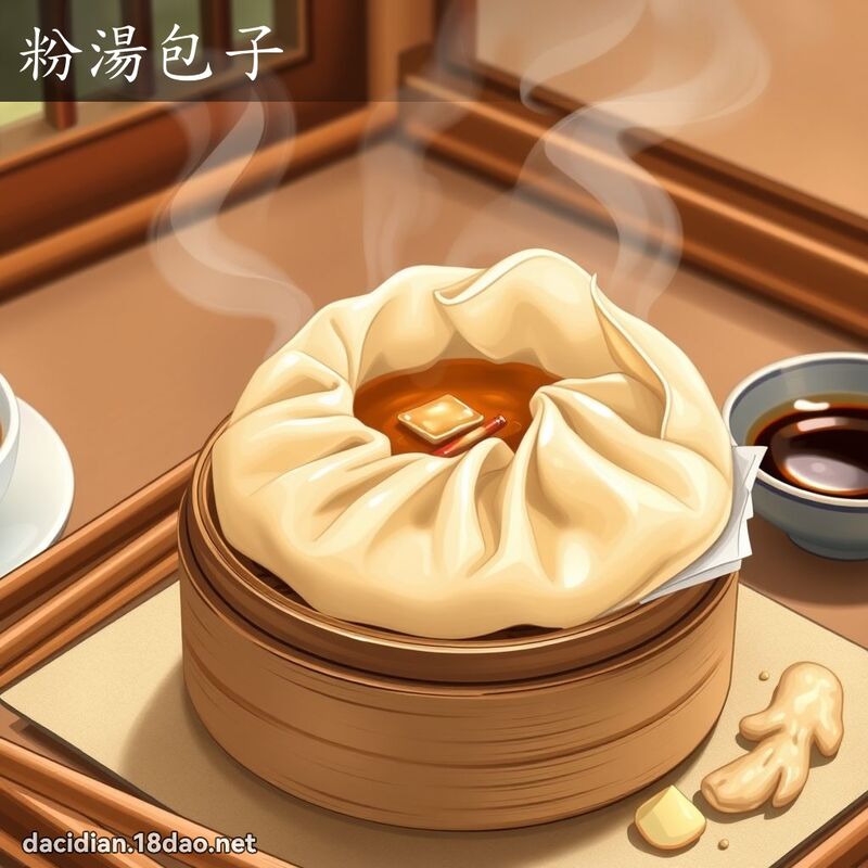 粉湯包子 - 國語大辭典配圖