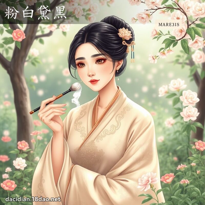 粉白黛黑 - 国语大辞典配图