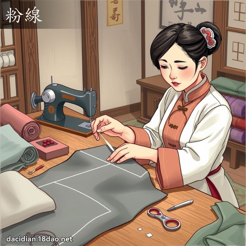 粉線 - 國語大辭典配圖