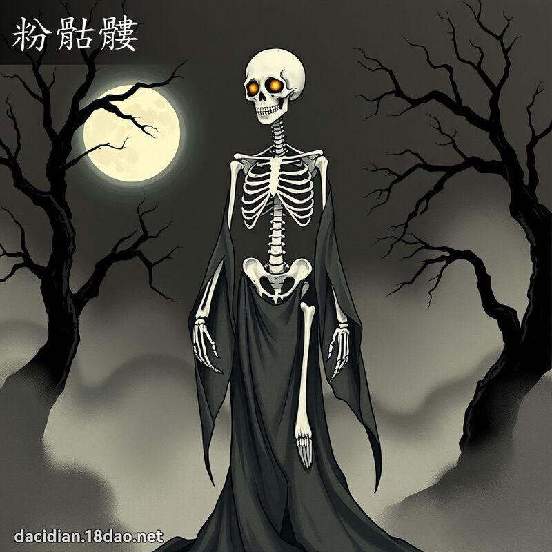 粉骷髏 - 國語大辭典配圖