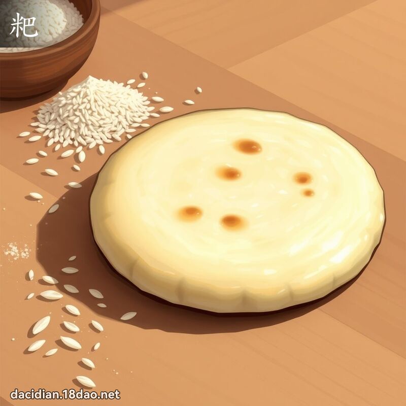 粑 - 国语大辞典配图