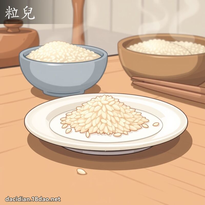 粒兒 - 國語大辭典配圖