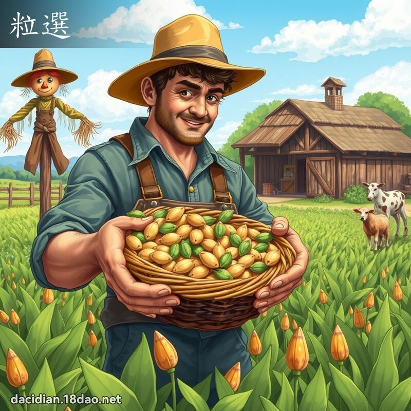 粒选 - 国语大辞典配图
