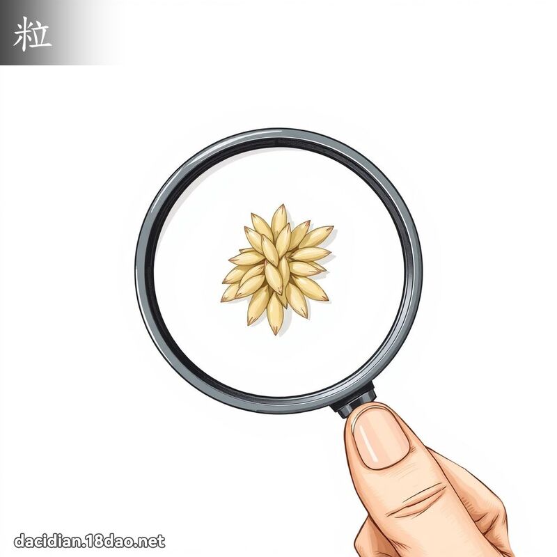 粒 - 國語大辭典配圖
