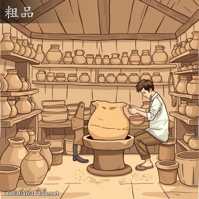 粗品 - 国语大辞典配图
