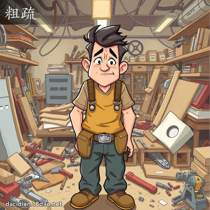 粗疏 - 国语大辞典配图
