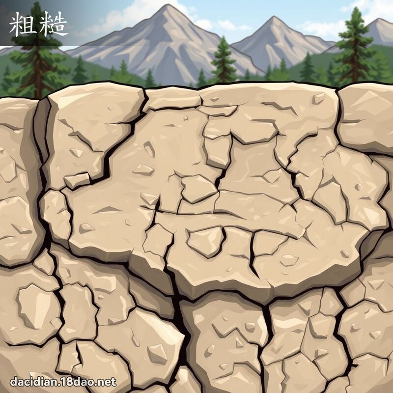 粗糙 - 國語大辭典配圖