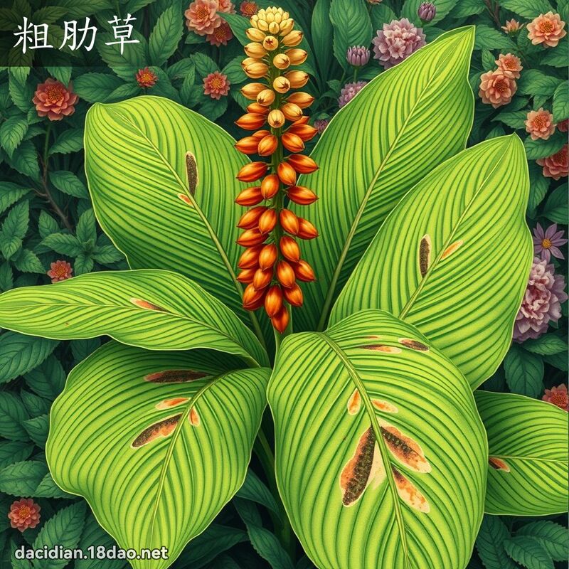 粗肋草 - 国语大辞典配图