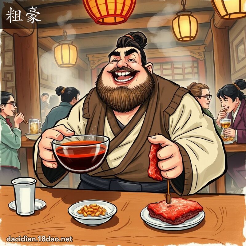 粗豪 - 國語大辭典配圖