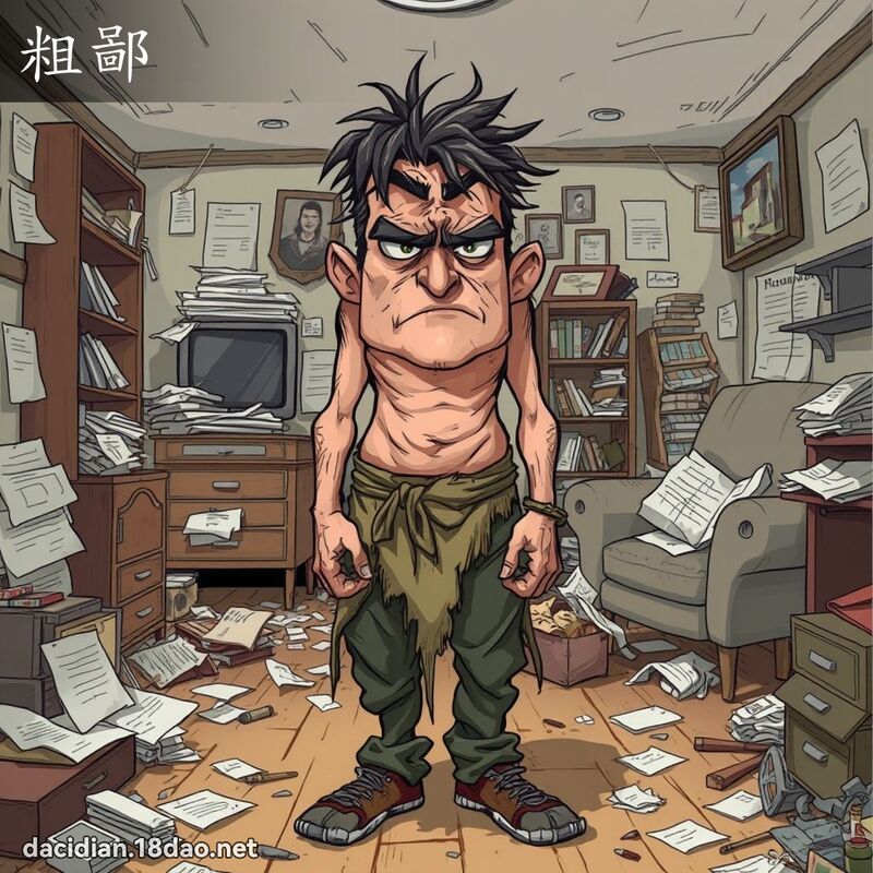 粗鄙 - 國語大辭典配圖