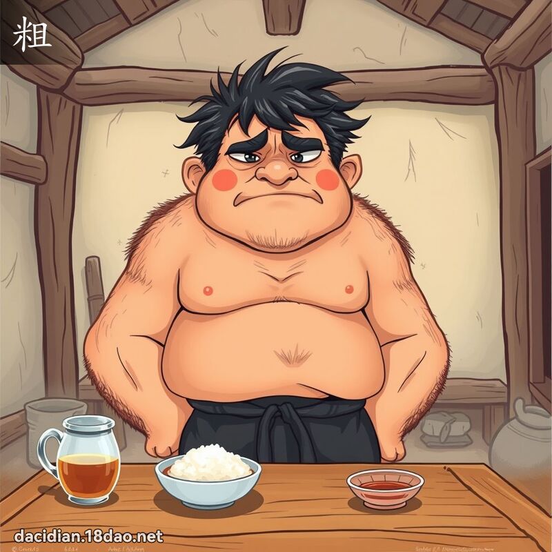 粗 - 國語大辭典配圖