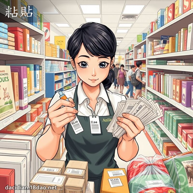 粘贴 - 国语大辞典配图