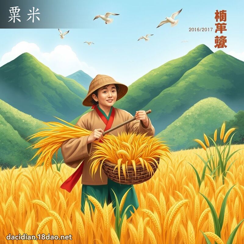 粟米 - 国语大辞典配图
