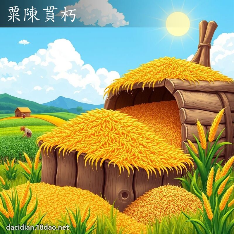 粟陈贯朽 - 国语大辞典配图