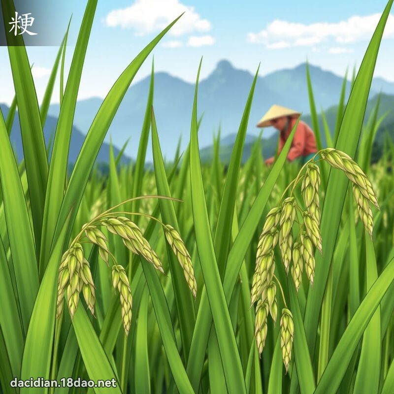 漢字: 粳 (多音字)