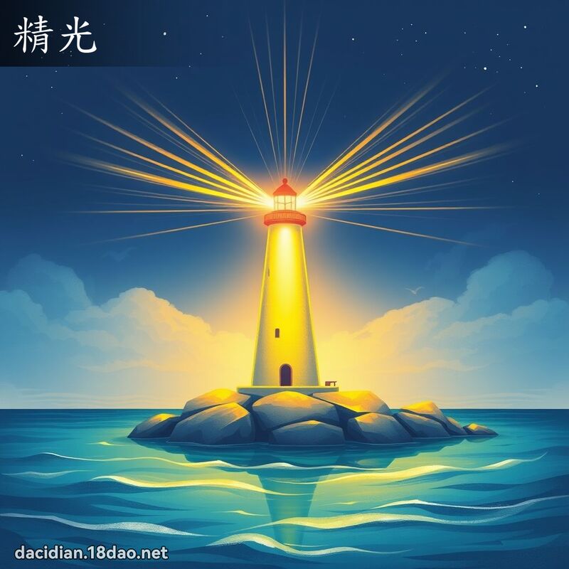 精光 - 国语大辞典配图