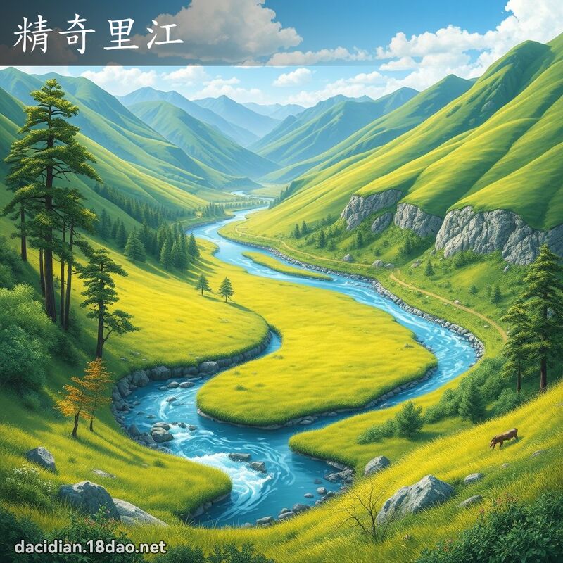 精奇里江 - 國語大辭典配圖