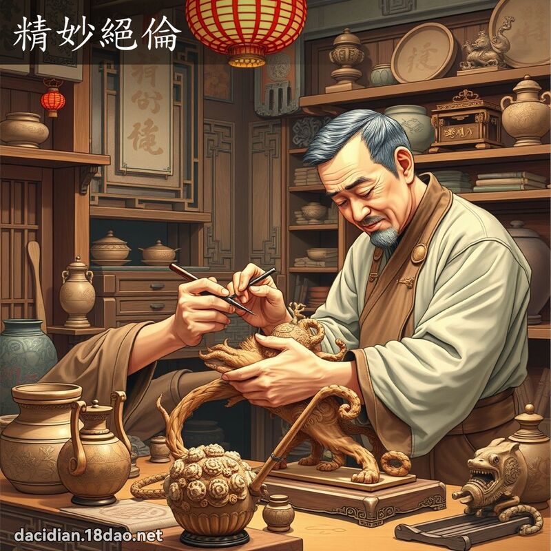 精妙绝伦 - 国语大辞典配图