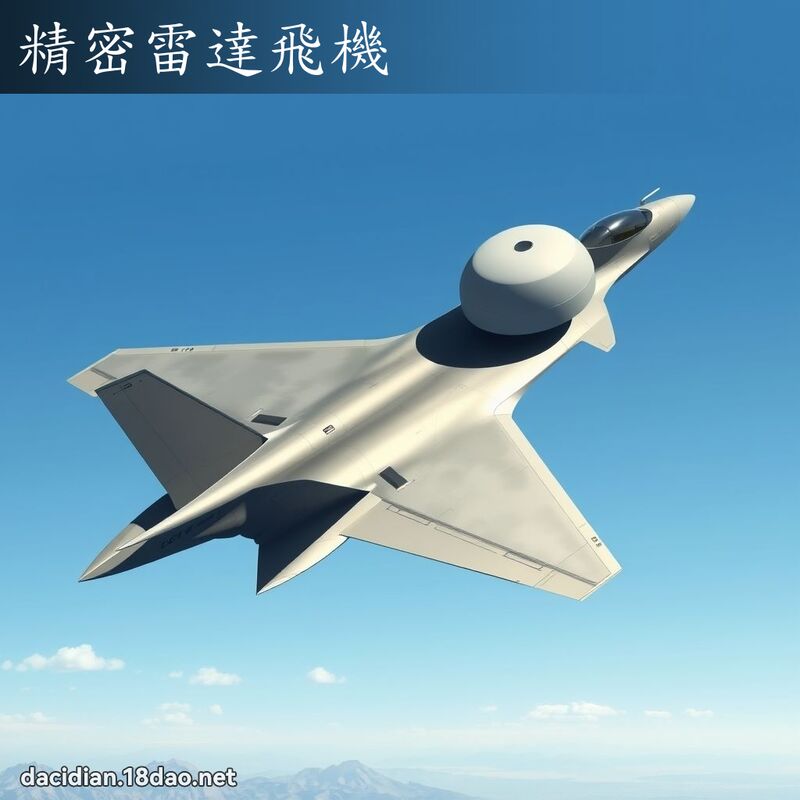 精密雷達飛機 - 國語大辭典配圖