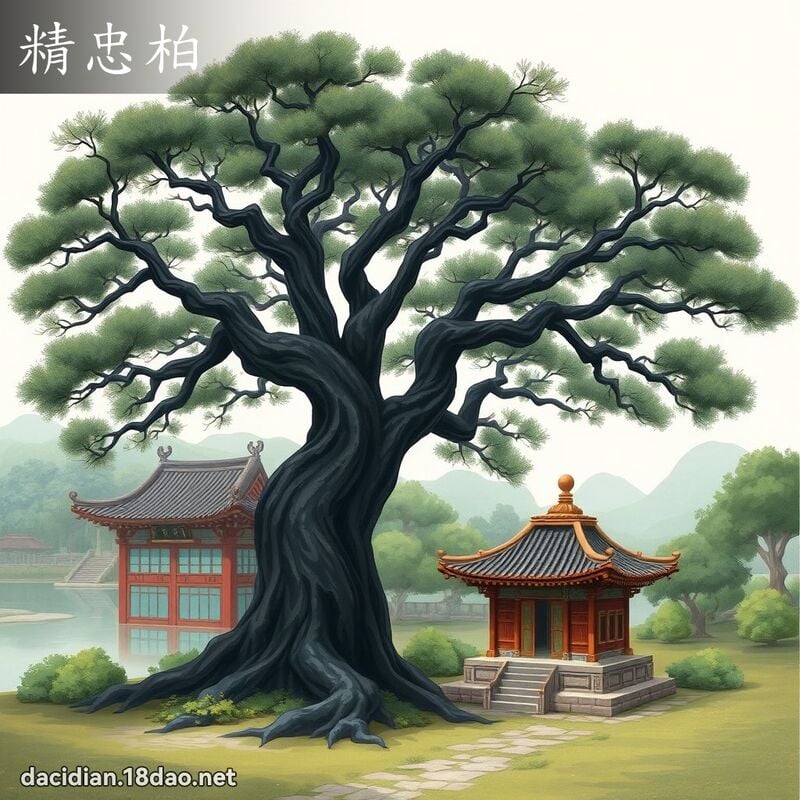 精忠柏 - 國語大辭典配圖