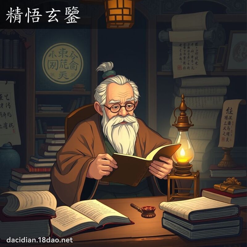 精悟玄鑒 - 國語大辭典配圖