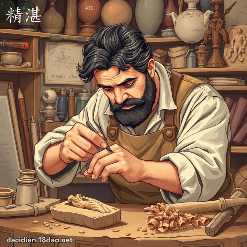 精湛 - 國語大辭典配圖
