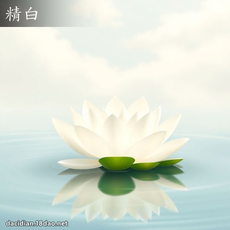 精白 - 國語大辭典配圖