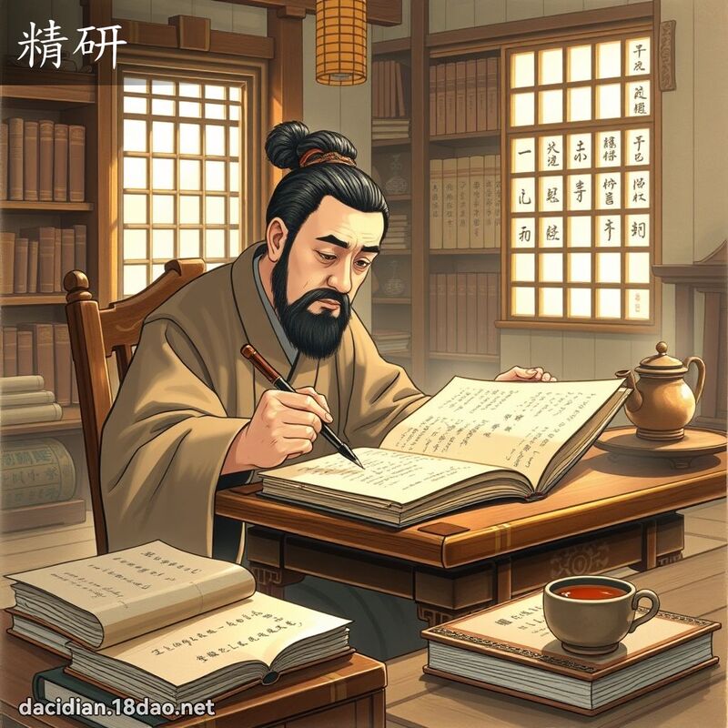 精研 - 國語大辭典配圖