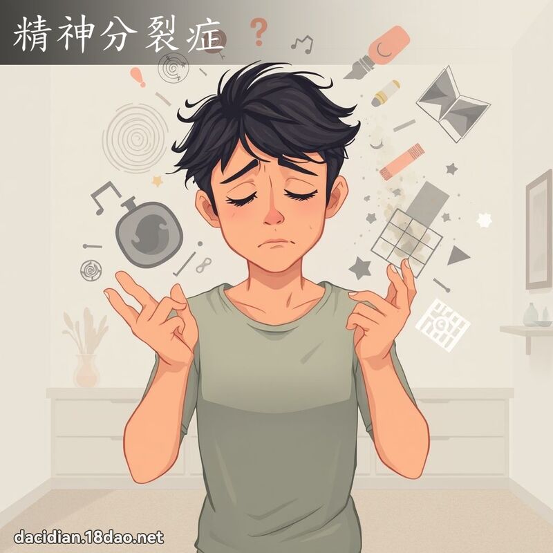 精神分裂症 - 國語大辭典配圖