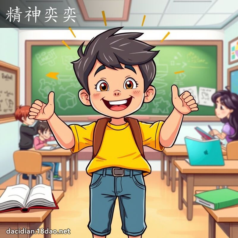 精神奕奕 - 国语大辞典配图