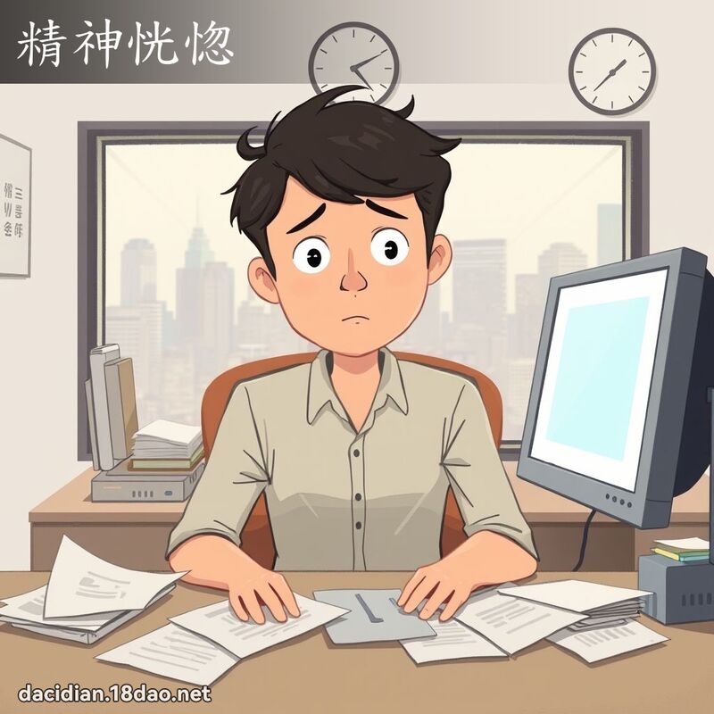 精神恍惚 - 國語大辭典配圖