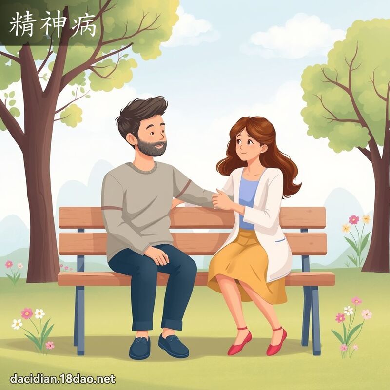 精神病 - 國語大辭典配圖