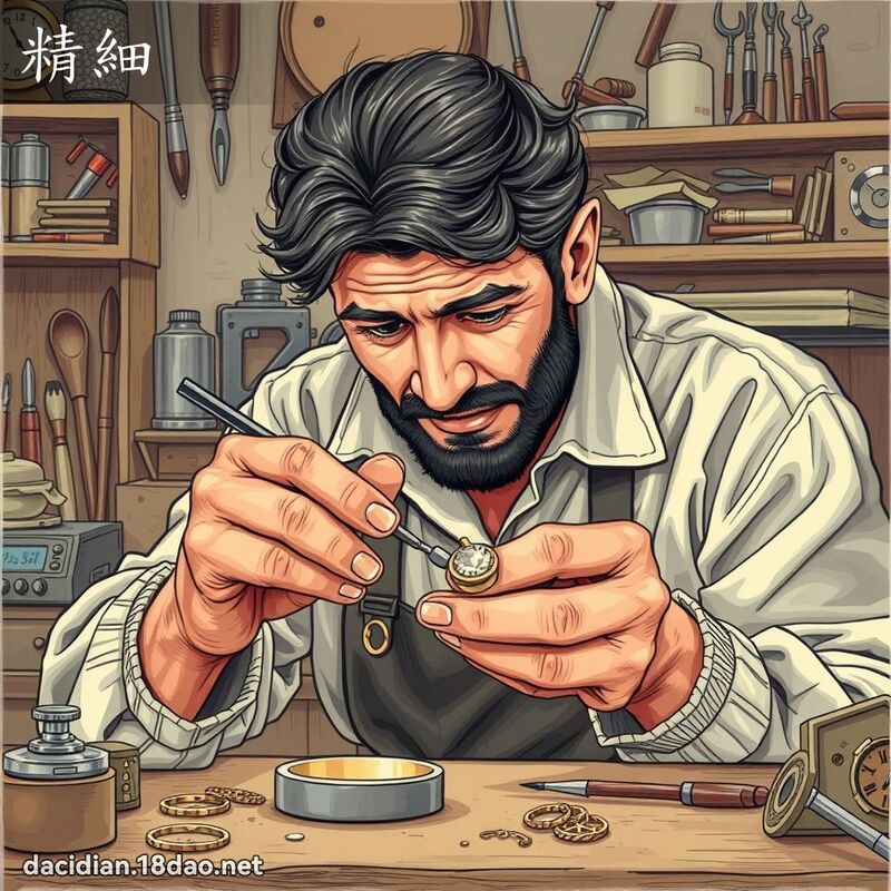 精細 - 國語大辭典配圖