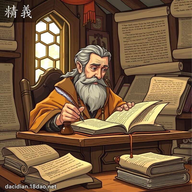 精義 - 國語大辭典配圖