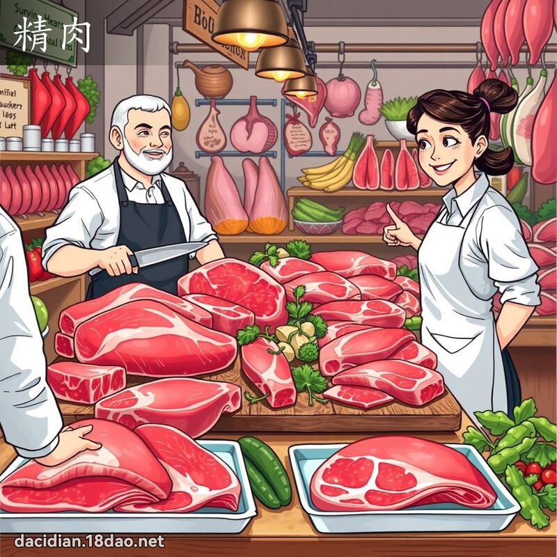 精肉 - 国语大辞典配图