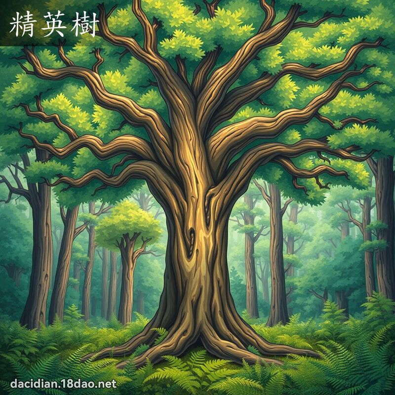 精英樹 - 國語大辭典配圖