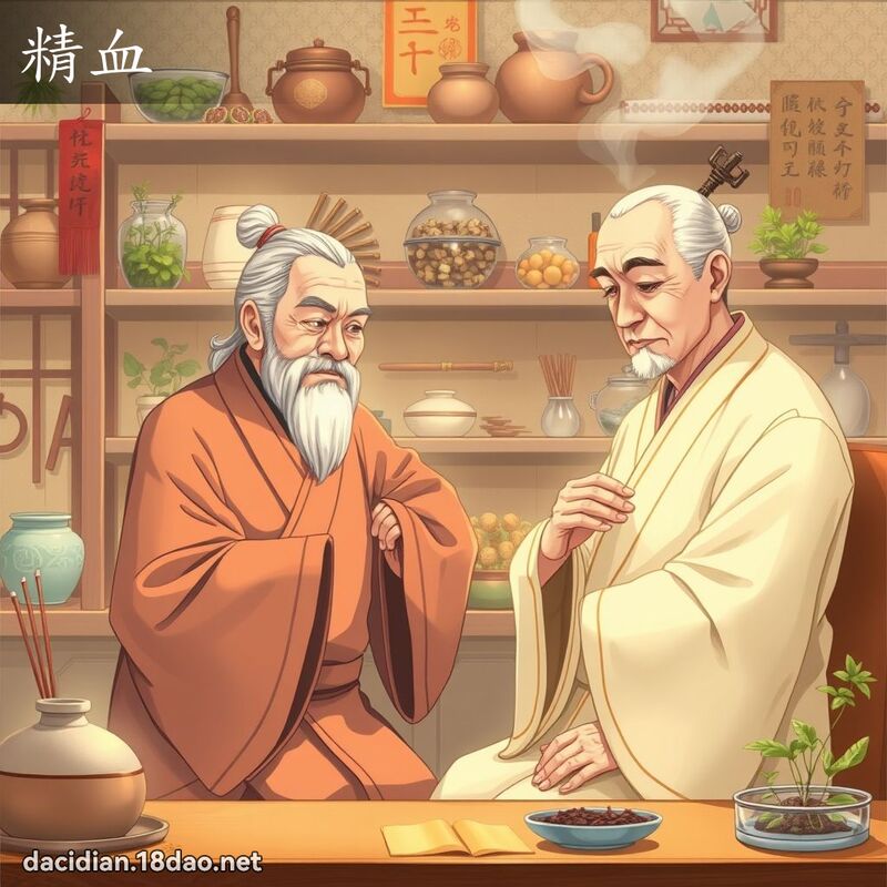 精血 - 國語大辭典配圖