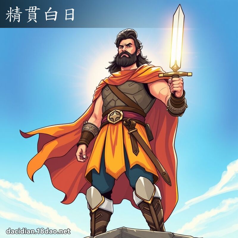 精貫白日 - 國語大辭典配圖