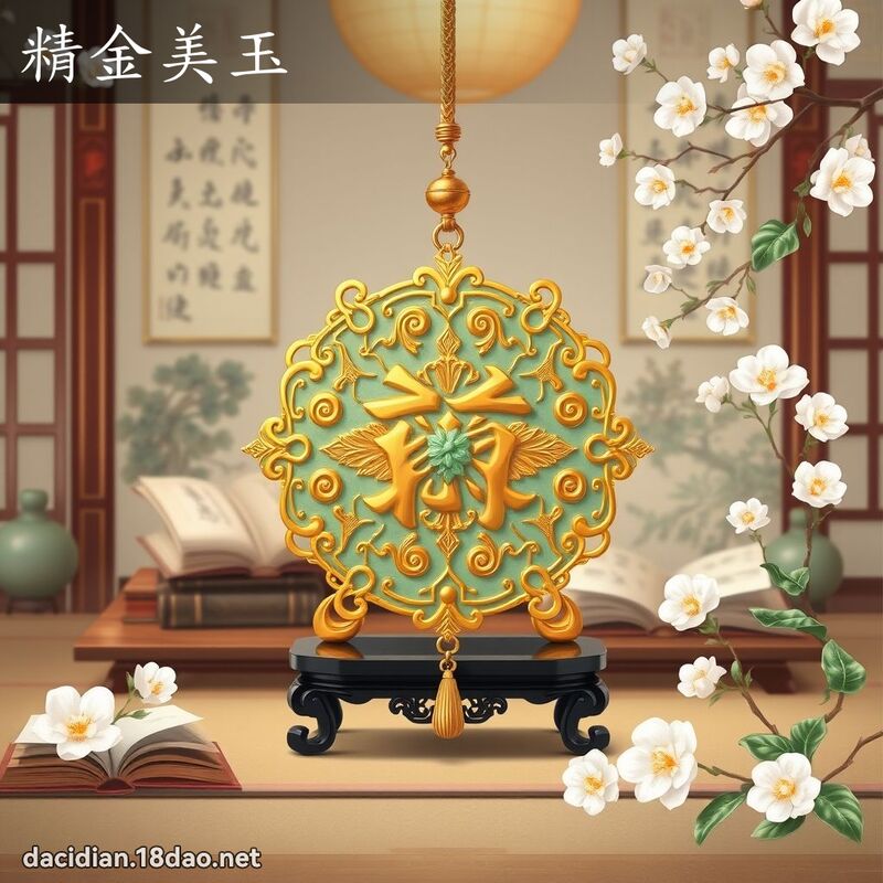 精金美玉 - 國語大辭典配圖