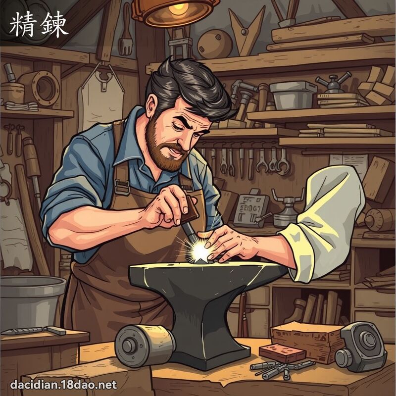 精鍊 - 國語大辭典配圖
