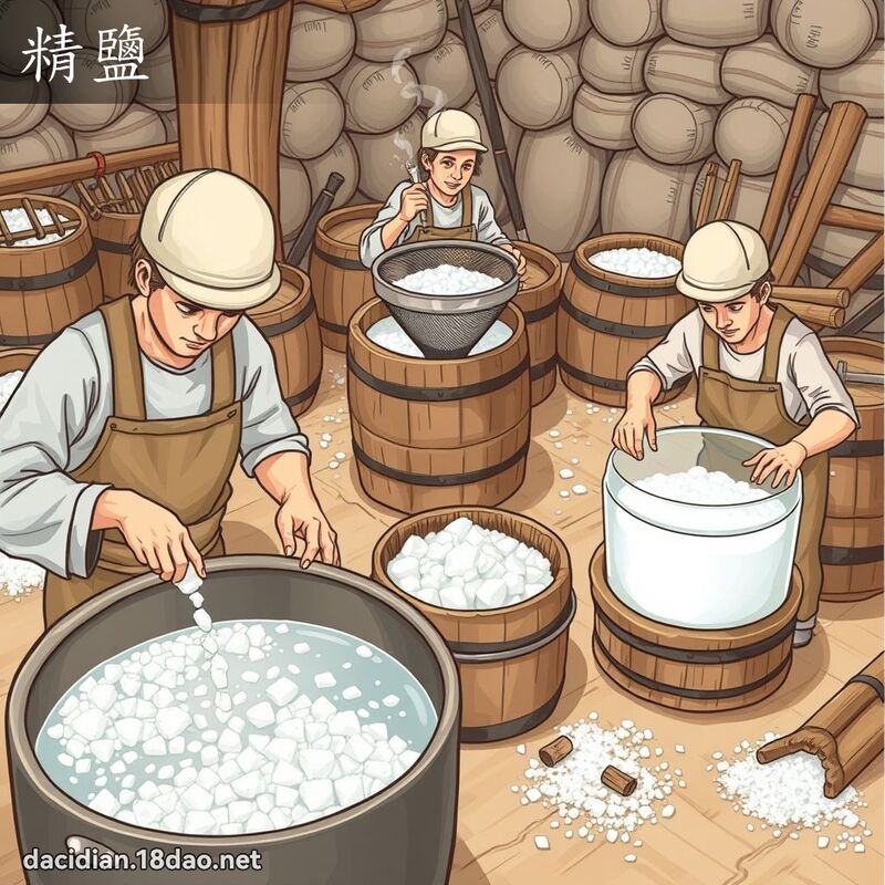 精鹽 - 國語大辭典配圖